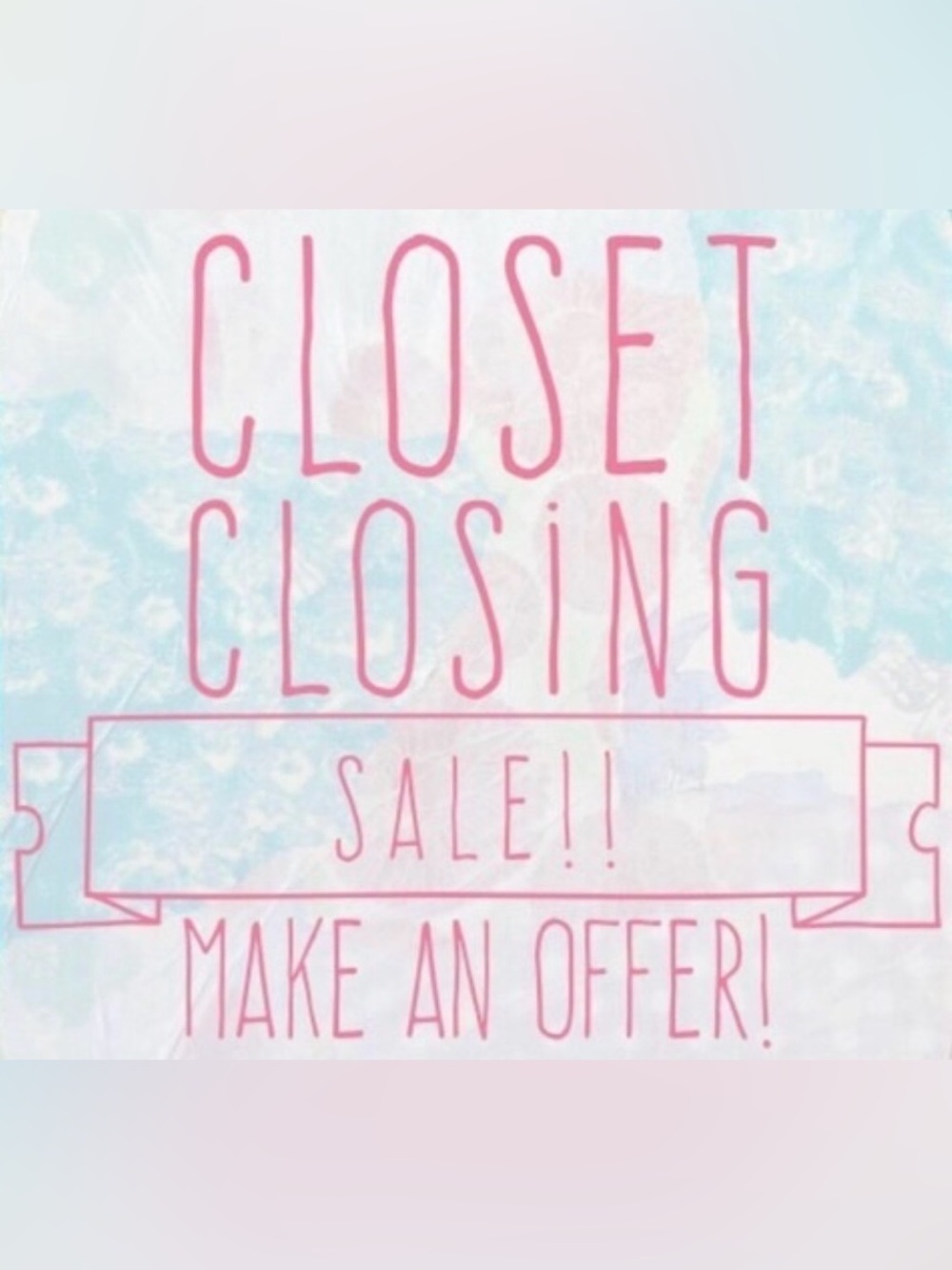 CLOSET CLOSING ☀️UP TO 80% OFF☀️